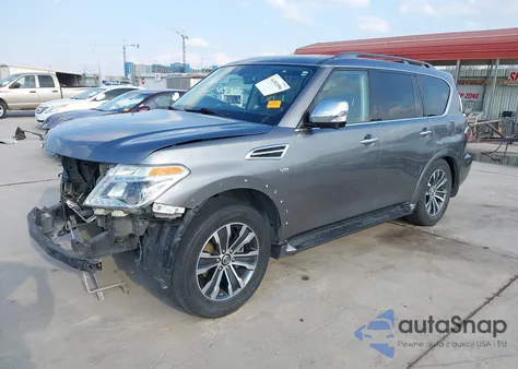 2020 Nissan Armada Sl 4Wd z USA, uszkodzony, nr VIN JN8AY2NC8L9615461